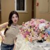 컬러풀 스트라이프 니트 베스트