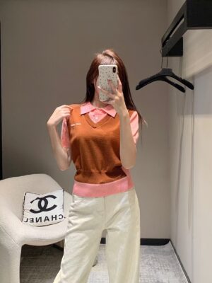 MIU  반팔 니트